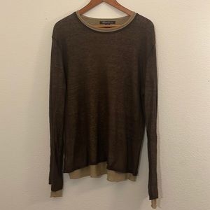 Men’s Kenneth Cole olive green casual shirt